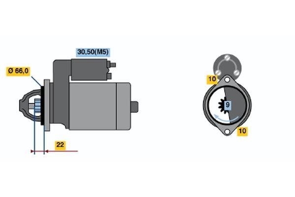 Starter Bosch 0 001 108 154