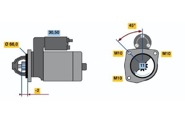 Starter Bosch 0 001 110 017