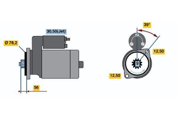 Starter Bosch 0 001 125 039