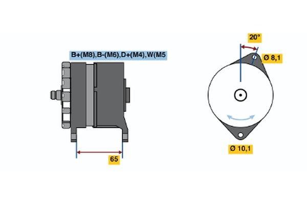  0 120 468 140 Alternator 0120468140