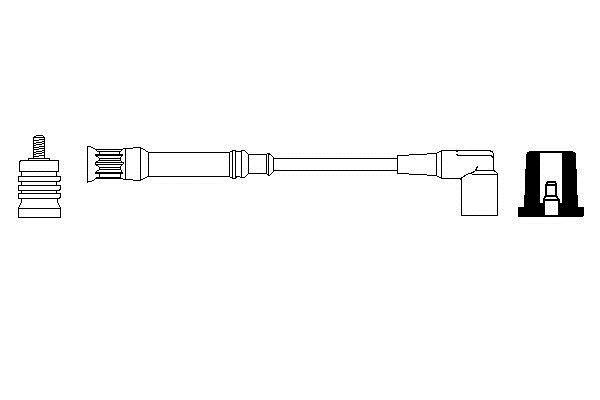 Bosch 0 356 912 892 Ignition cable 0356912892