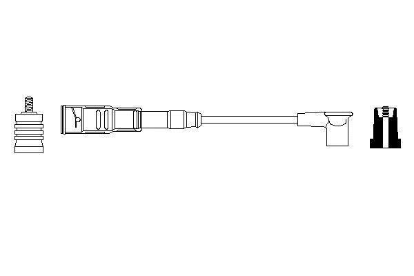 Bosch 0 356 912 909 Ignition cable 0356912909