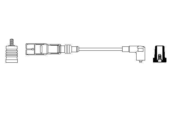 Bosch 0 356 912 986 Ignition cable 0356912986