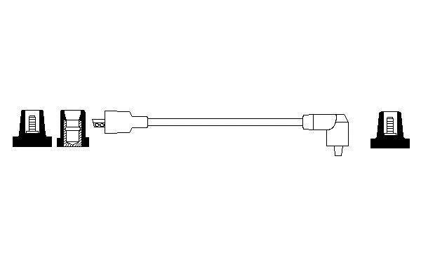 Bosch 0 986 356 115 Ignition cable 0986356115