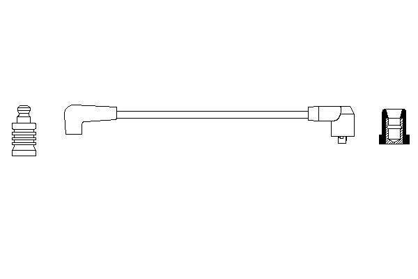 Bosch 0 986 356 124 Ignition cable 0986356124