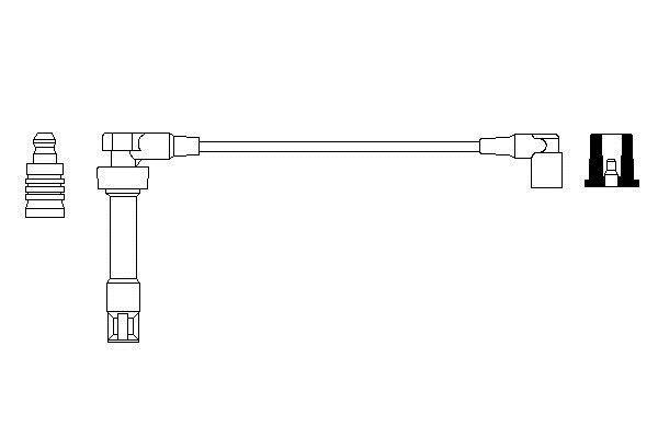 Bosch 0 986 357 702 Ignition cable 0986357702