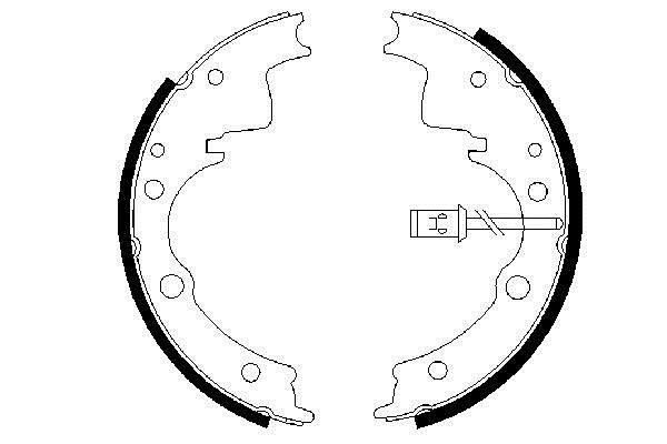Bosch Brake shoe set – price [object Object] PLN