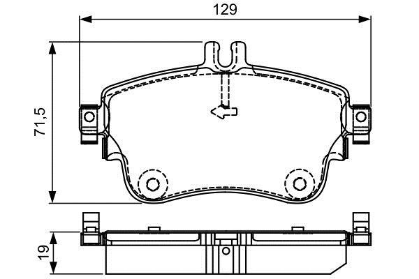 Bosch 0 986 495 298 Brake Pad Set, disc brake 0986495298