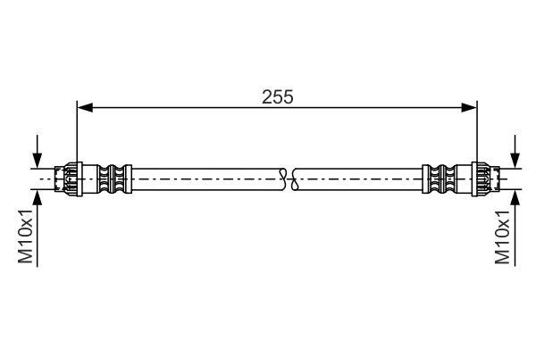 Bosch 1 987 476 178 Brake Hose 1987476178