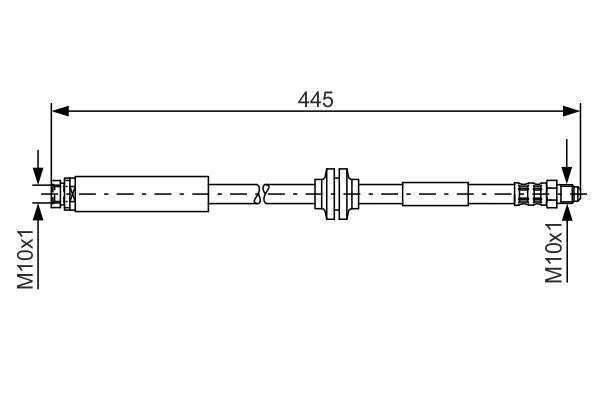 Bosch 1 987 476 180 Brake Hose 1987476180