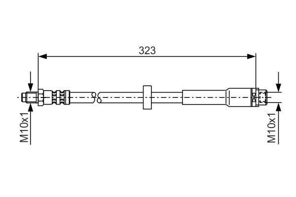 1987476293 Bosch Brake Hose