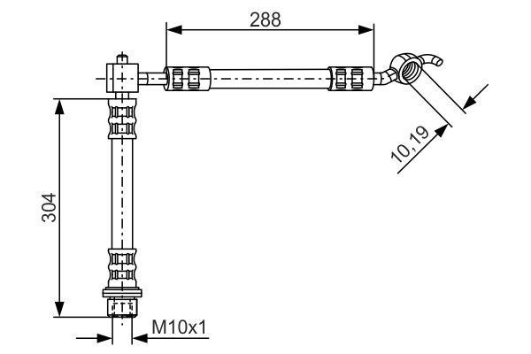 Bosch 1 987 476 358 Brake Hose 1987476358