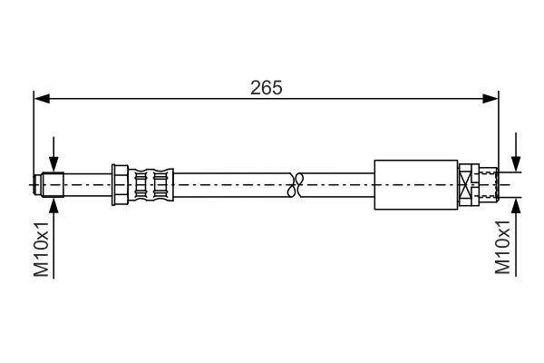 Bosch 1 987 476 359 Brake Hose 1987476359