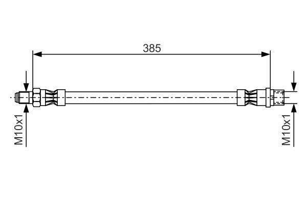 Brake Hose Bosch 1 987 476 439