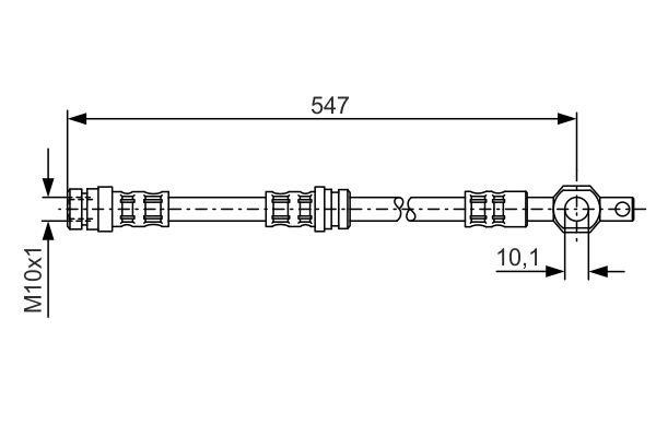 Bosch 1 987 476 542 Brake Hose 1987476542