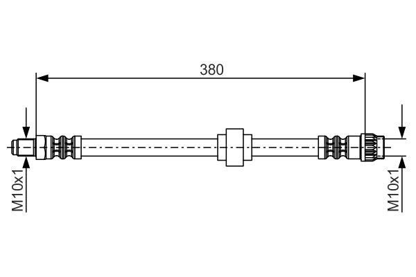 Bosch Brake Hose – price 51 PLN
