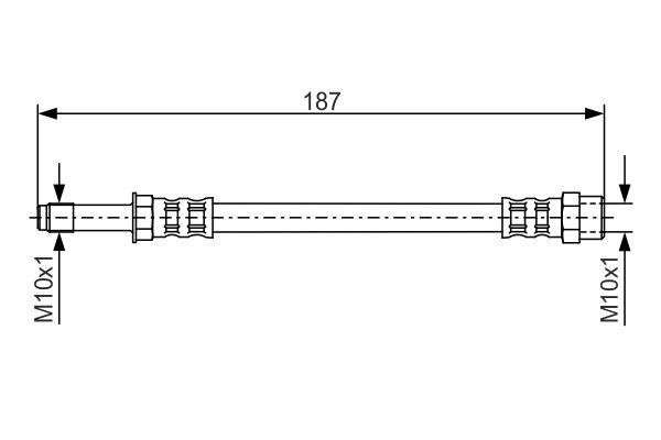 Bosch Brake Hose – price 30 PLN