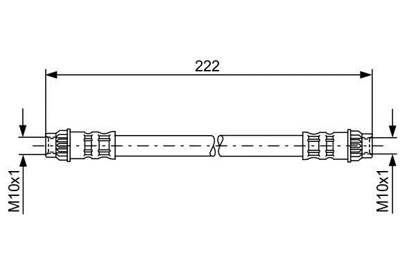 Bosch Brake Hose – price [object Object] PLN