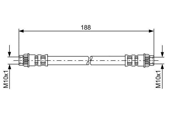 Bosch Brake Hose – price [object Object] PLN