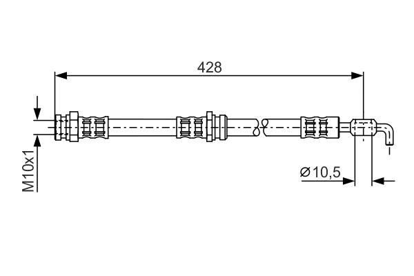 Bosch Brake Hose – price [object Object] PLN