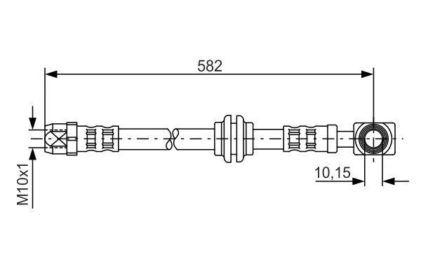 Bosch Brake Hose – price 65 PLN