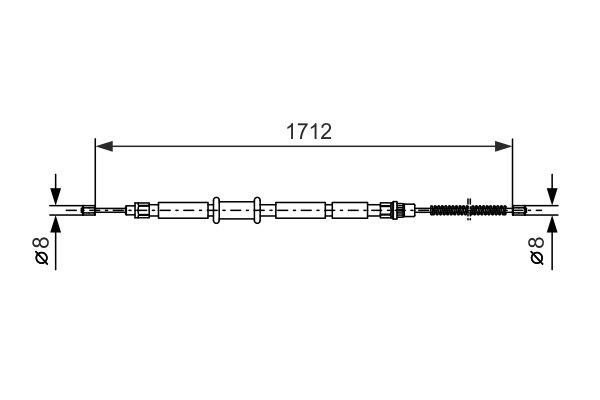 Bosch Cable Pull, parking brake – price