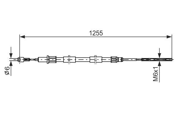 Bosch Cable Pull, parking brake – price