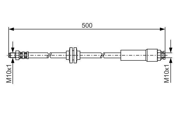Bosch Brake Hose – price [object Object] PLN