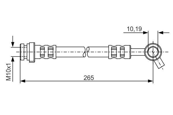 Bosch Brake Hose – price 69 PLN