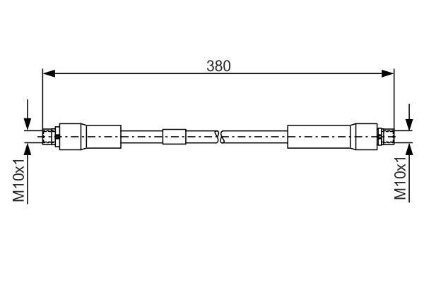 Brake Hose Bosch 1 987 481 324