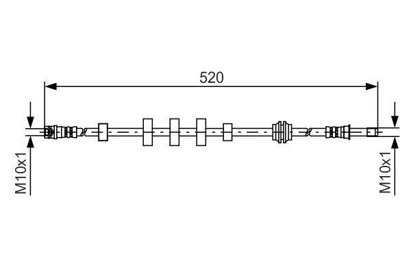 Bosch Brake Hose – price [object Object] PLN