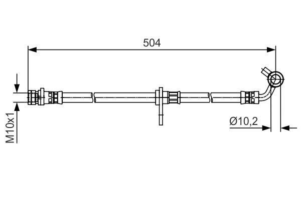 Bosch Brake Hose – price [object Object] PLN