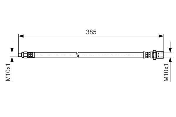 Bosch Brake Hose – price 56 PLN