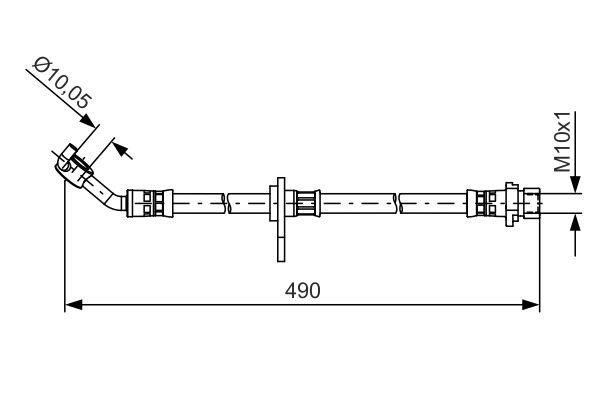Bosch Brake Hose – price 84 PLN