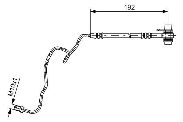 Bosch Brake Hose – price 100 PLN