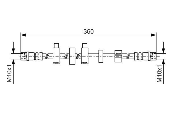 Bosch Brake Hose – price [object Object] PLN
