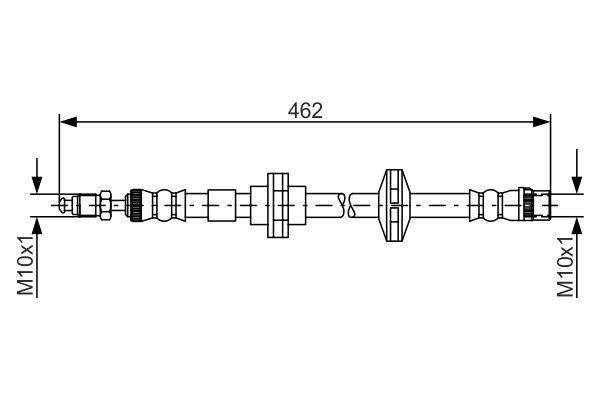 Bosch Brake Hose – price 52 PLN
