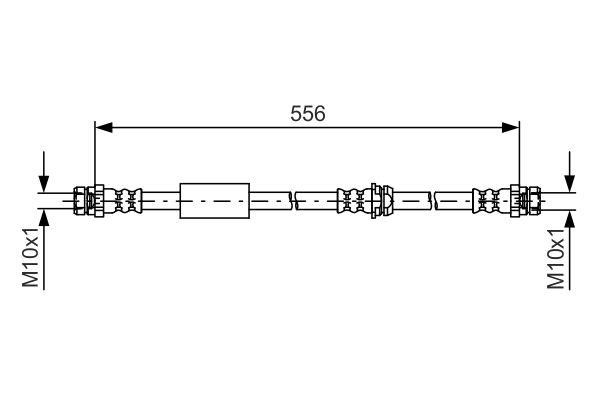 Bosch 1 987 481 593 Brake Hose 1987481593