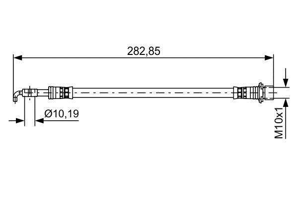 Bosch 1 987 481 643 Brake Hose 1987481643