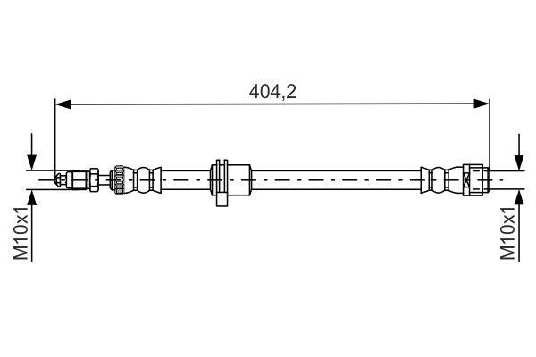 Bosch 1 987 481 679 Brake Hose 1987481679 1987481679 Bosch Brake Hose