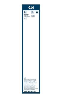 Bosch Twin Frame Wiper Brush Set 560/560 Bosch 3 397 001 014