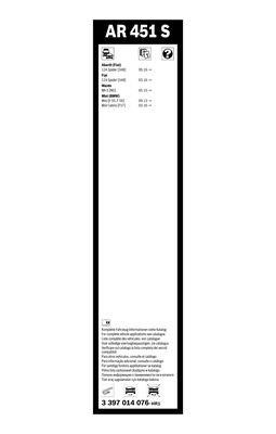 Bosch Bosch Aerotwin Frameless Wiper Blades Kit 475/450 – price 87 PLN