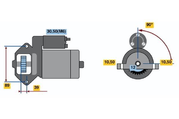 0001109328 Bosch Starter