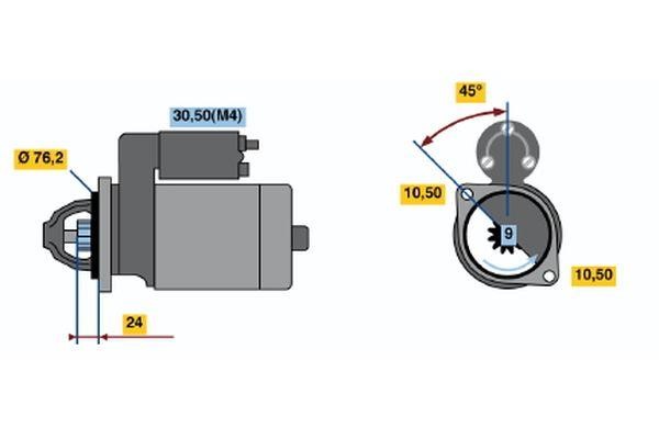 0001111001 Bosch Starter