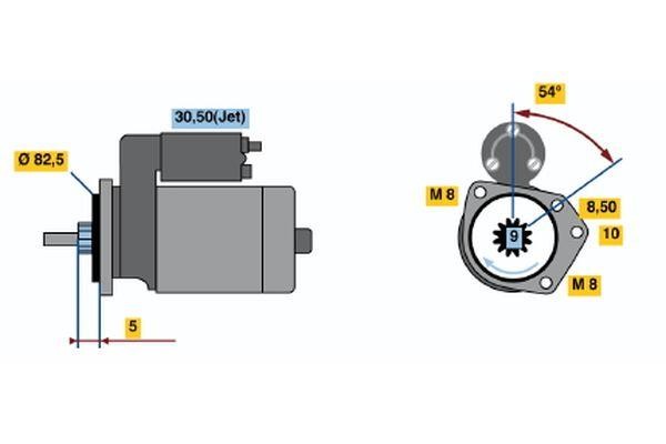 0001112044 Bosch Starter