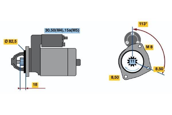 0001316010 Bosch Starter