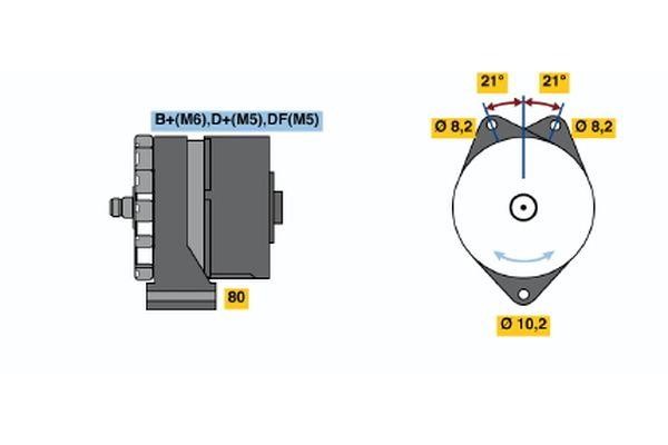  9 120 080 146 Alternator 9120080146