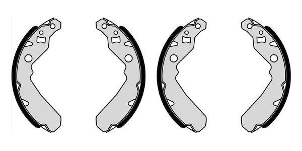 Bosch F 026 008 031 Brake shoe set F026008031