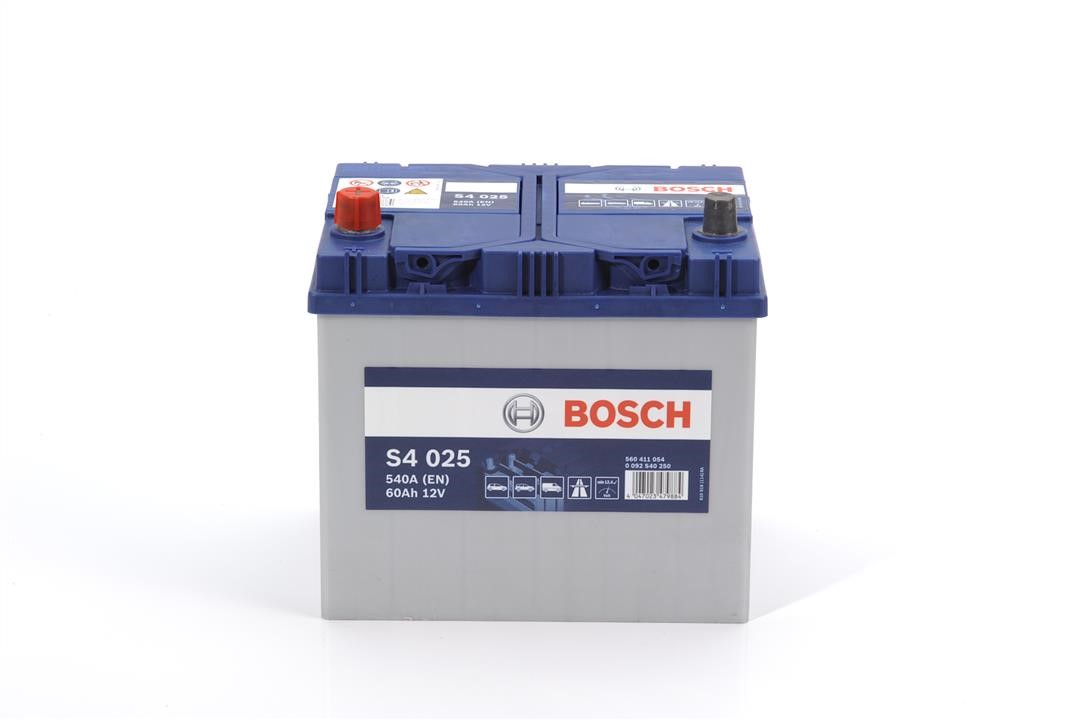 Battery Bosch 12V 60Ah 540A(EN) L+ Bosch 0 092 S40 250