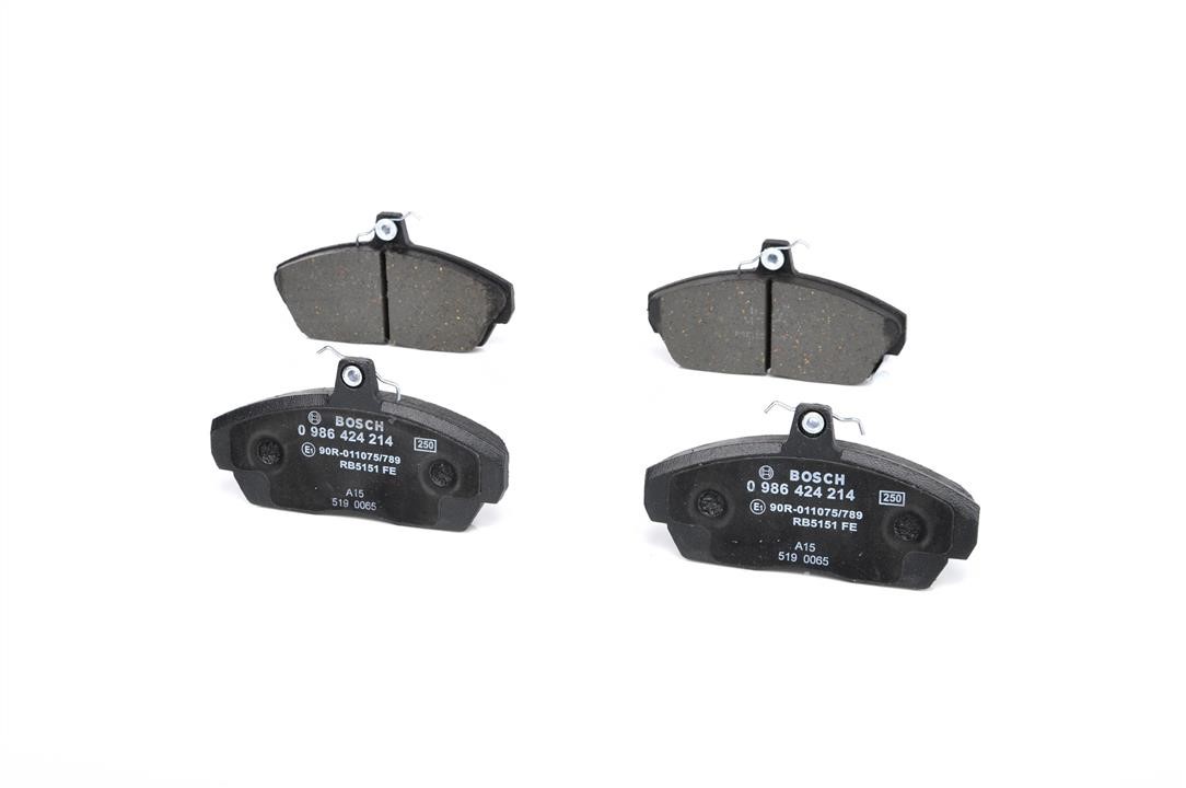 Brake pad set Bosch 0 986 424 214